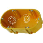 ZENNIO - Boîte de mecanisme double pour mur en plaques au plâtre pour Z70/Z100