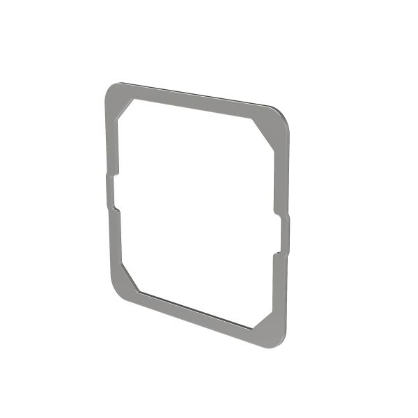 ZENNIO - Plaque de nivellement métallique pour famille Flat 55 et Tecla 55 - 1 mm