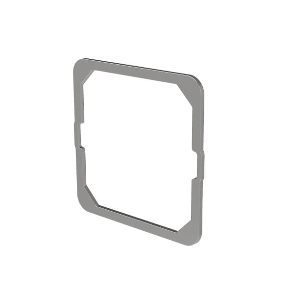 ZENNIO - Plaque de nivellement métallique pour famille Flat 55 et Tecla 55 - 1,5 mm