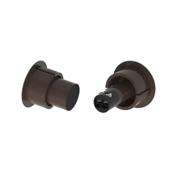 ZENNIO - Contact magnétique pour installation encastrée sur porte ou fenêtre métalliqu...
