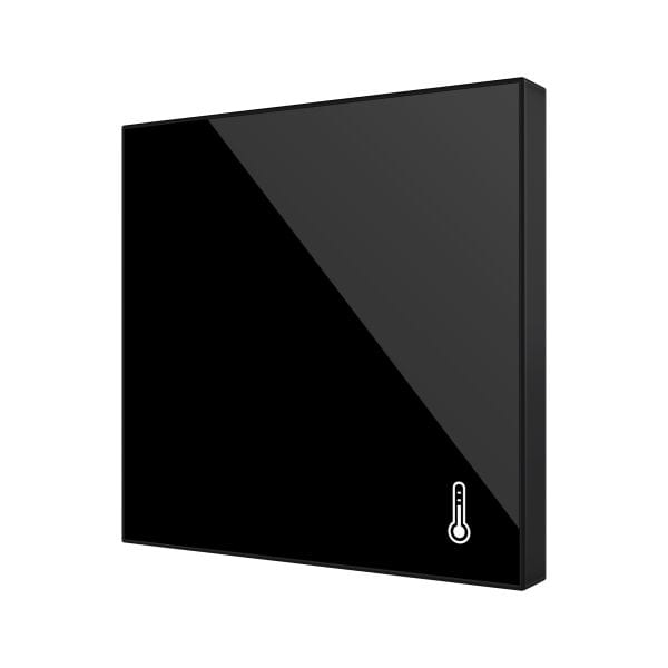 ZENNIO - Flat AmbienT. Sonde de température - Noir
