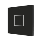 ZENNIO - Flat 1 v2. Interrupteur capacitif en verre - 1 bouton - Anthracite