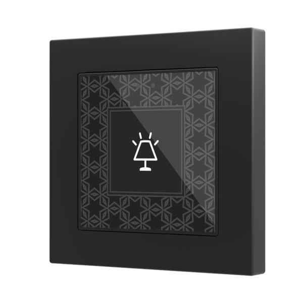 ZENNIO - Flat 55 X1 v2. Interrupteur capacitif en verre 55 x 55 ? 1 bouton - Personnal...