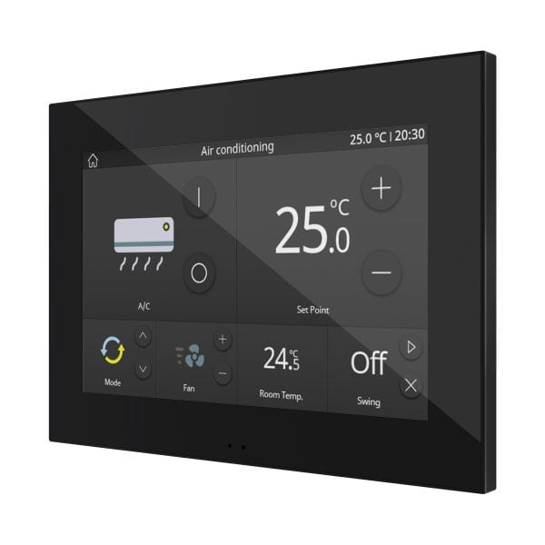 ZENNIO - Z70 v2. Écran 7" tactile couleur capacitif - Anthracite.