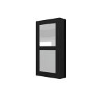 ZENNIO - GetFace IP - Installation de surface - Cadre - 2 modules - noire (doivent all...