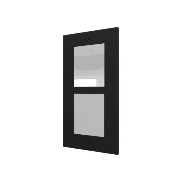 ZENNIO - GetFace IP - Installation encastrée - Cadre - 2 modules - noire (doivent alle...