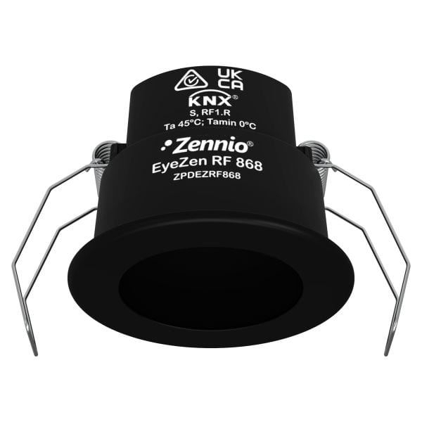 ZENNIO - EyeZen RF 868. Détecteur de mouvement KNX-RF pour plafond (868 MHz) - Anthracite