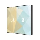 ZENNIO - Flat 2 v2. Interrupteur capacitif en verre - 2 boutons - Personnalisé