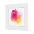 ZENNIO - Flat 55 X4 v2. Interrupteur capacitif en verre 55 x 55 ? 4 boutons - Personna...