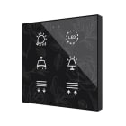 ZENNIO - Flat 6 v2. Interrupteur capacitif en verre - 6 boutons - Personnalisé
