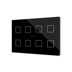 ZENNIO - Flat XL X8. Interrupteur capacitif en verre ? 8 boutons - Anthracite