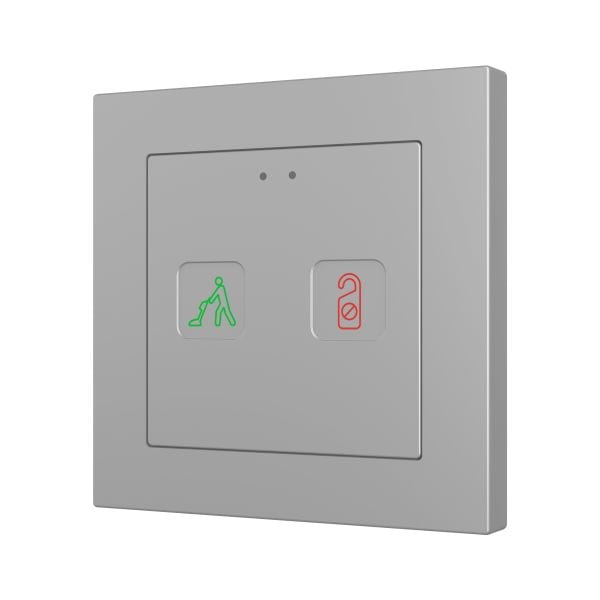 ZENNIO - Tecla 55 X2 Sign. Interrupteur capacitif en polycarbonate 55 x 55 avec indica...