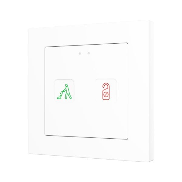 ZENNIO - Tecla 55 X2 Sign. Interrupteur capacitif en polycarbonate 55 x 55 avec indica...