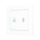 ZENNIO - Tecla 55 X2 Sign. Interrupteur capacitif en polycarbonate 55 x 55 avec indica...
