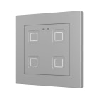 ZENNIO - Tecla 55 X4. Interrupteur capacitif en polycarbonate 55 x 55 ? 4 boutons - Ar...