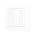 ZENNIO - Tecla 55 X6. Interrupteur capacitif en polycarbonate 55 x 55 ? 6 boutons - Bl...