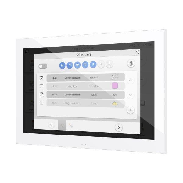 ZENNIO - Z100. Écran 10" tactile couleur capacitif - Blanc.