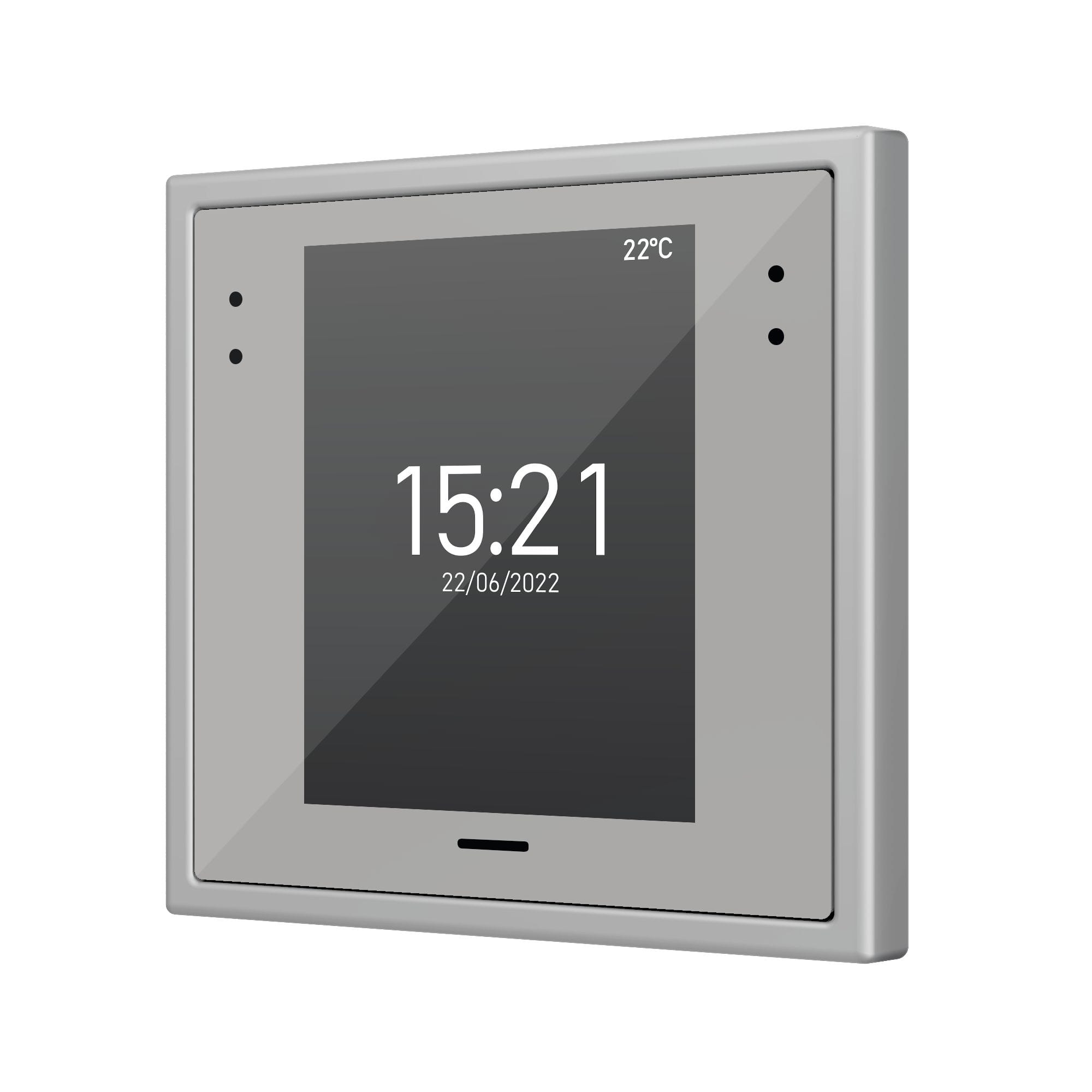 ZENNIO - Z28. Écran tactile capacitif de 2,8" pour cadres de 70x70 - Argenté (cadre no...