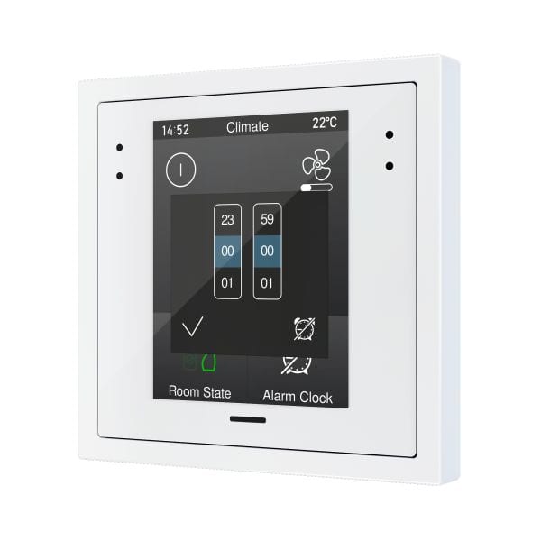 ZENNIO - Z28. Écran tactile capacitif de 2,8" pour cadres de 70x70 - Blanc (cadre non ...