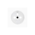ZENNIO - ZS55. Cache pour base de prise française 55 x 55 mm - Blanc mat