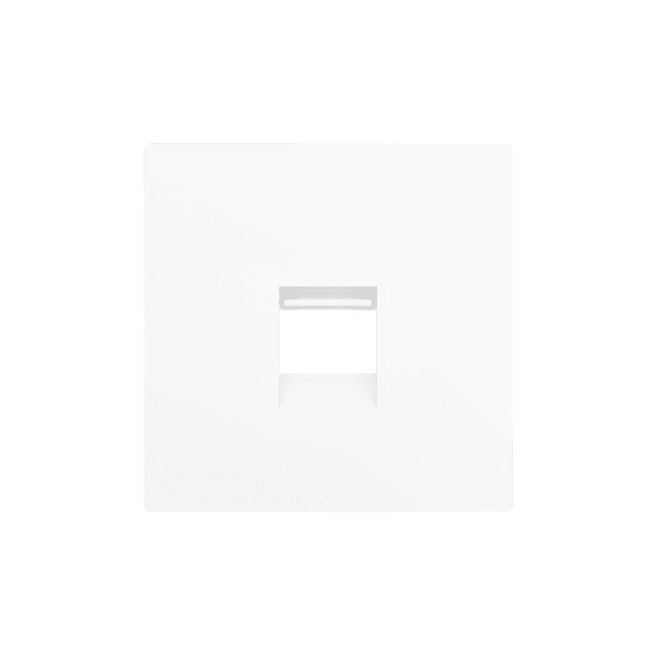 ZENNIO - ZS55. Cache pour connecteur RJ45 55 x 55 mm - 1 connecteur - Blanc mat