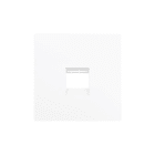 ZENNIO - ZS55. Cache pour connecteur RJ45 55 x 55 mm - 1 connecteur - Blanc mat