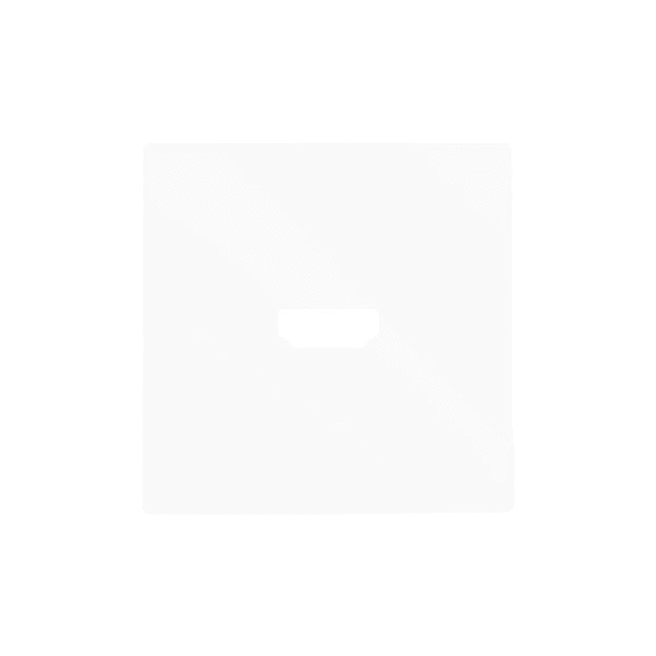 ZENNIO - ZS55. Cache pour connecteur HDMI 55 x 55 mm - Blanc mat