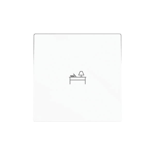 ZENNIO - ZS55. Touche pour mécanisme 55 x 55 mm - Blanc mat - Personnalisé. Minimum de...