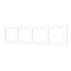 ZENNIO - ZS55. Cadre - 4 modules - Blanc mat