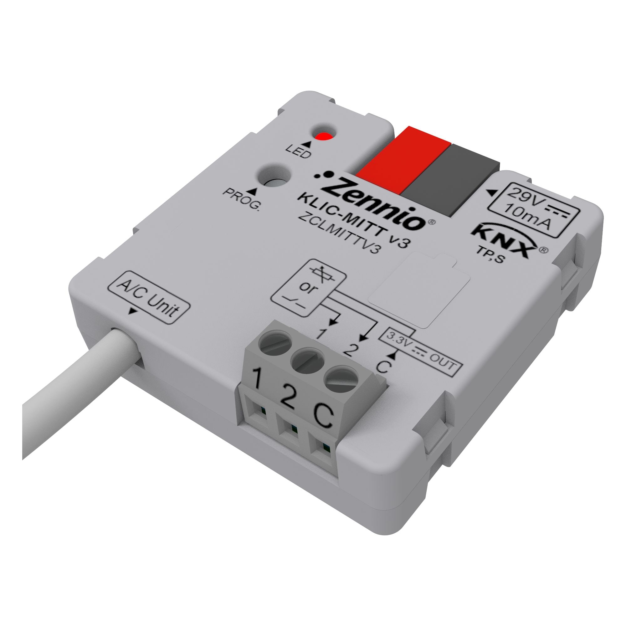 ZENNIO - KLIC-MITT v3. Passerelle Mitsubishi Electric-KNX (connecteur IT)