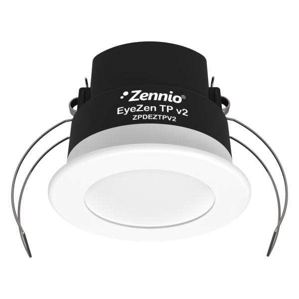 ZENNIO - EyeZen TP v2. Détecteur de mouvement KNX avec capteur de luminosité pour plaf...