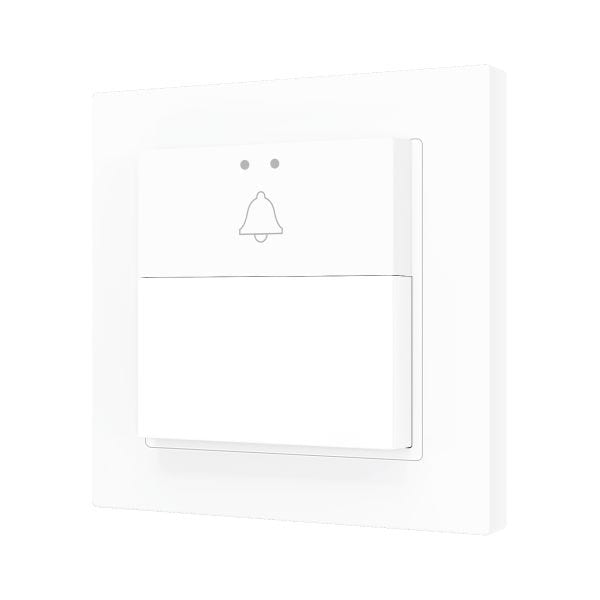 ZENNIO - Presentia W1 v2. Détecteur de mouvement KNX sur mur - 1 bouton - Personnalisé