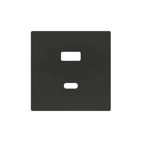 ZENNIO - ZS55. Cache pour chargeur USB double C+A 55 x 55 mm - Anthracite