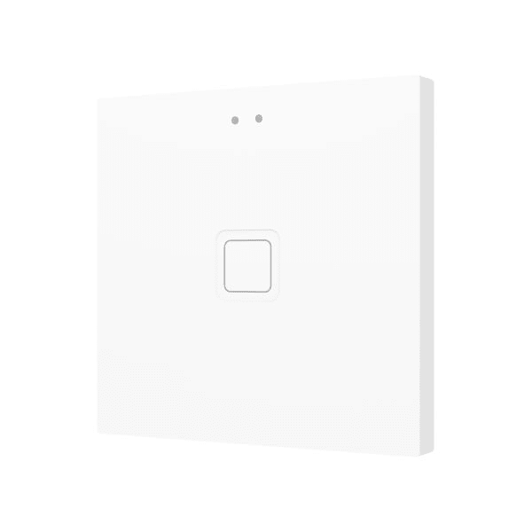 ZENNIO - Tecla 1. Interrupteur capacitif en polycarbonate ? 1 bouton - Blanc