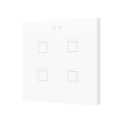ZENNIO - Tecla 4. Interrupteur capacitif en polycarbonate ? 4 boutons - Blanc