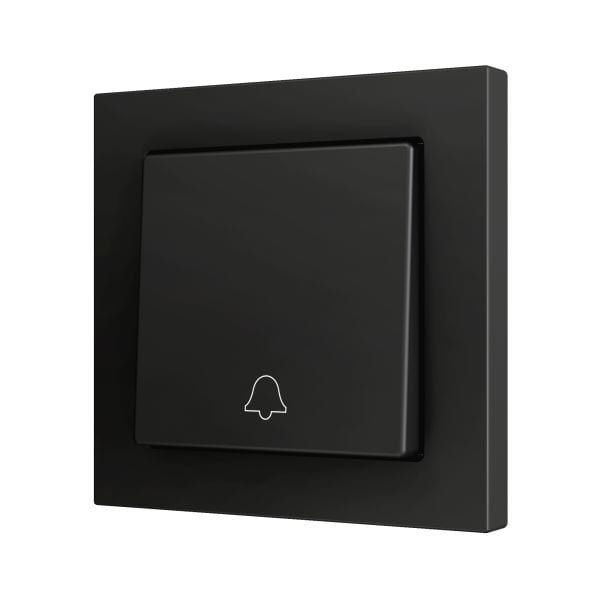 ZENNIO - ZS55. Bouton poussoir Soft simple pour 1 entrée binaire 55 x 55 mm ? Icône de...