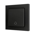 ZENNIO - ZS55. Bouton poussoir Soft simple pour 1 entrée binaire 55 x 55 mm ? Icône de...