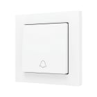 ZENNIO - ZS55. Bouton poussoir Soft simple pour 1 entrée binaire 55 x 55 mm ? Icône de...