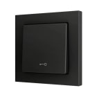 ZENNIO - ZS55. Bouton poussoir Soft simple pour 1 entrée binaire 55 x 55 mm ? Icône de...