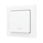 ZENNIO - ZS55. Bouton poussoir Soft simple pour 1 entrée binaire 55 x 55 mm ? Icône de...