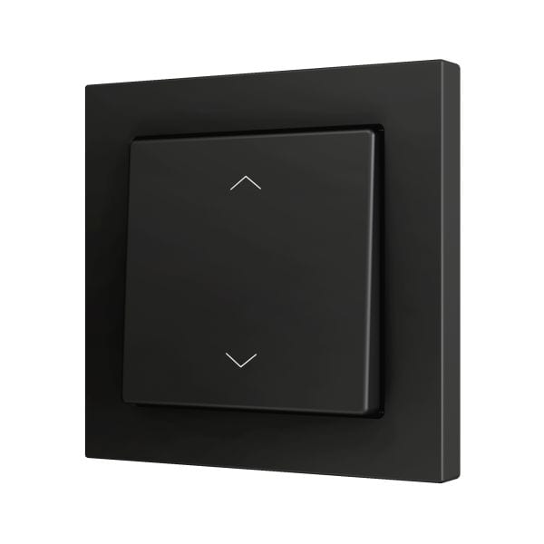 ZENNIO - ZS55. Bouton poussoir Soft simple pour 2 entrées binaires 55 x 55 mm ? Icône ...