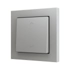 ZENNIO - ZS55. Bouton poussoir Soft simple pour 2 entrées binaires 55 x 55 mm ? Icône ...