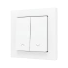 ZENNIO - ZS55. Bouton poussoir Soft double pour 2 entrées binaires 55 x 55 mm ? Icône ...