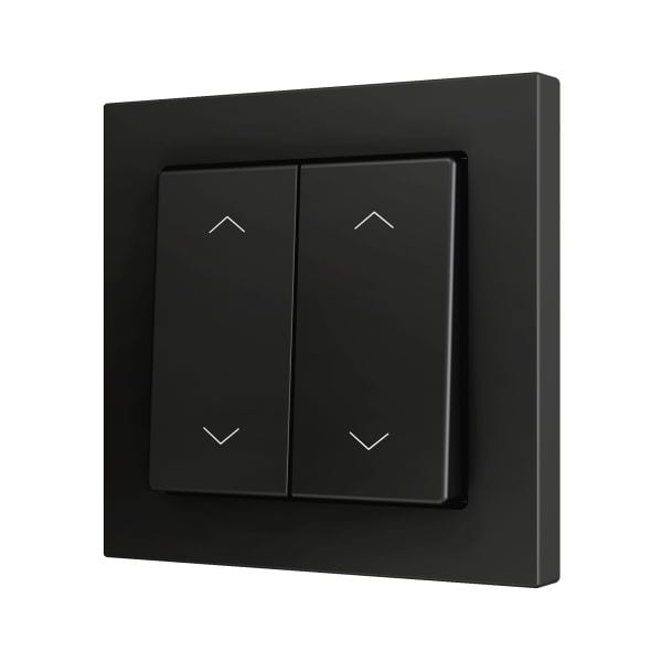 ZENNIO - ZS55. Bouton poussoir Soft double pour 4 entrées binaires 55 x 55 mm ? Icône ...