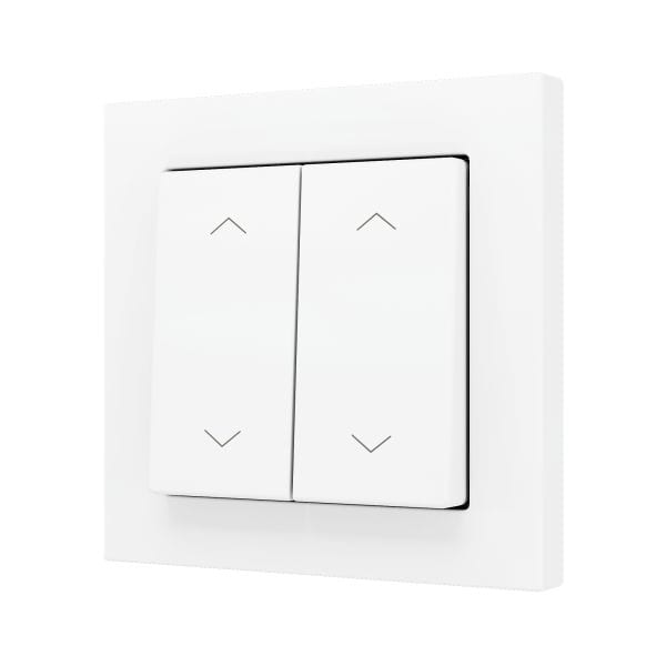 ZENNIO - ZS55. Bouton poussoir Soft double pour 4 entrées binaires 55 x 55 mm ? Icône ...