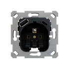 ZENNIO - ZS55/ZS70. Base de prise française 16 A /250 V ~ avec USB C et A - (sans cache)