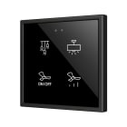 ZENNIO - Flat 70 X4. Interrupteur capacitif en verre 70x70 ? 4 boutons - Personnalisé ...