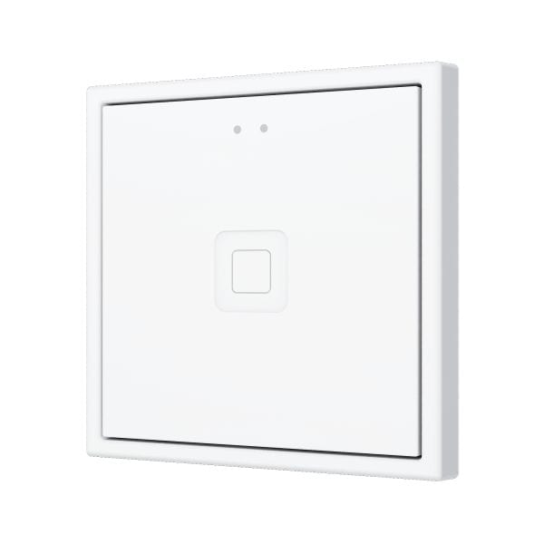 ZENNIO - Tecla 70 X1. Interrupteur capacitif en polycarbonate 70x70 ? 1 bouton - Blanc...