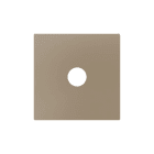 ZENNIO - ZS55. Cache pour connecteur Jack 3,5 mm 55 x 55 mm - Champagne