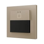 ZENNIO - Presentia W1 v2. Détecteur de mouvement KNX sur mur - 1 bouton - Champagne